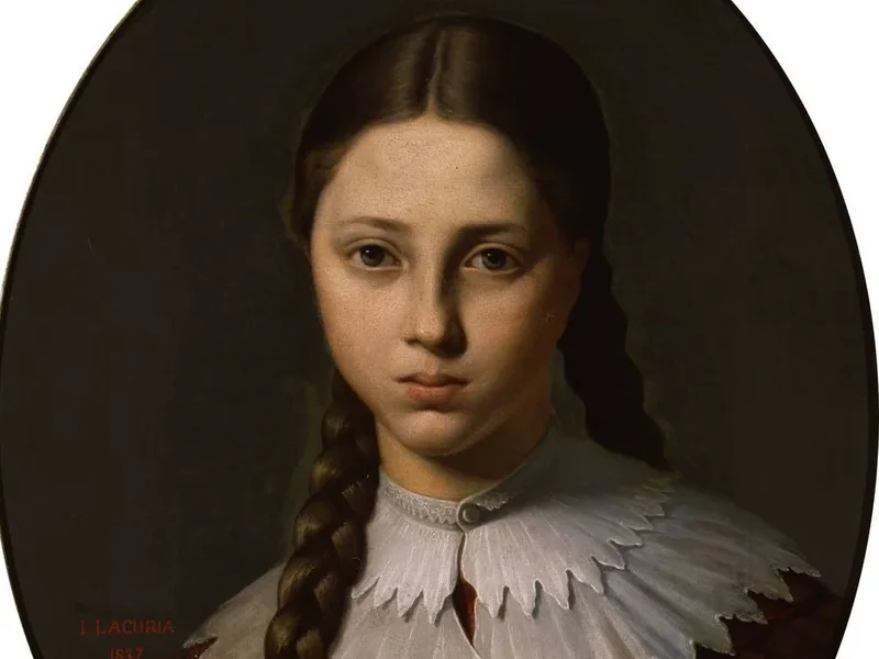 1808-Jean Louis Lacuria - Testa di una giovane ragazza